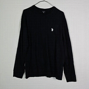 U.s polo Assn. Medium black long sleeve shirt